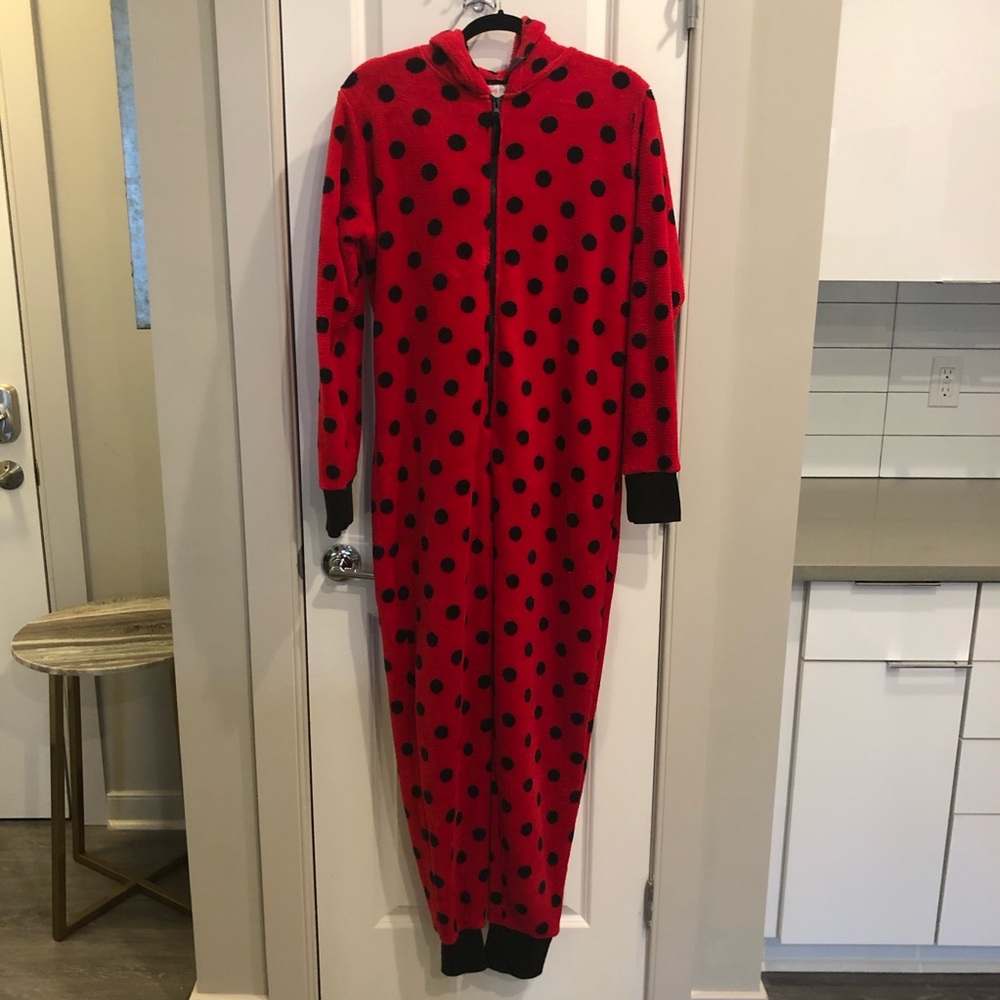 Ladybug Onesie Pajamas